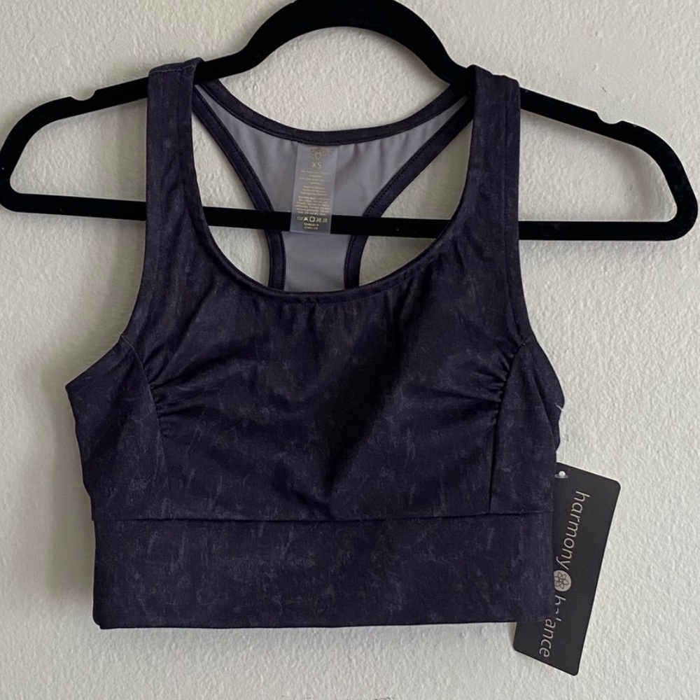 Harmony Balance Black Gray Women’s Sports Bra✨